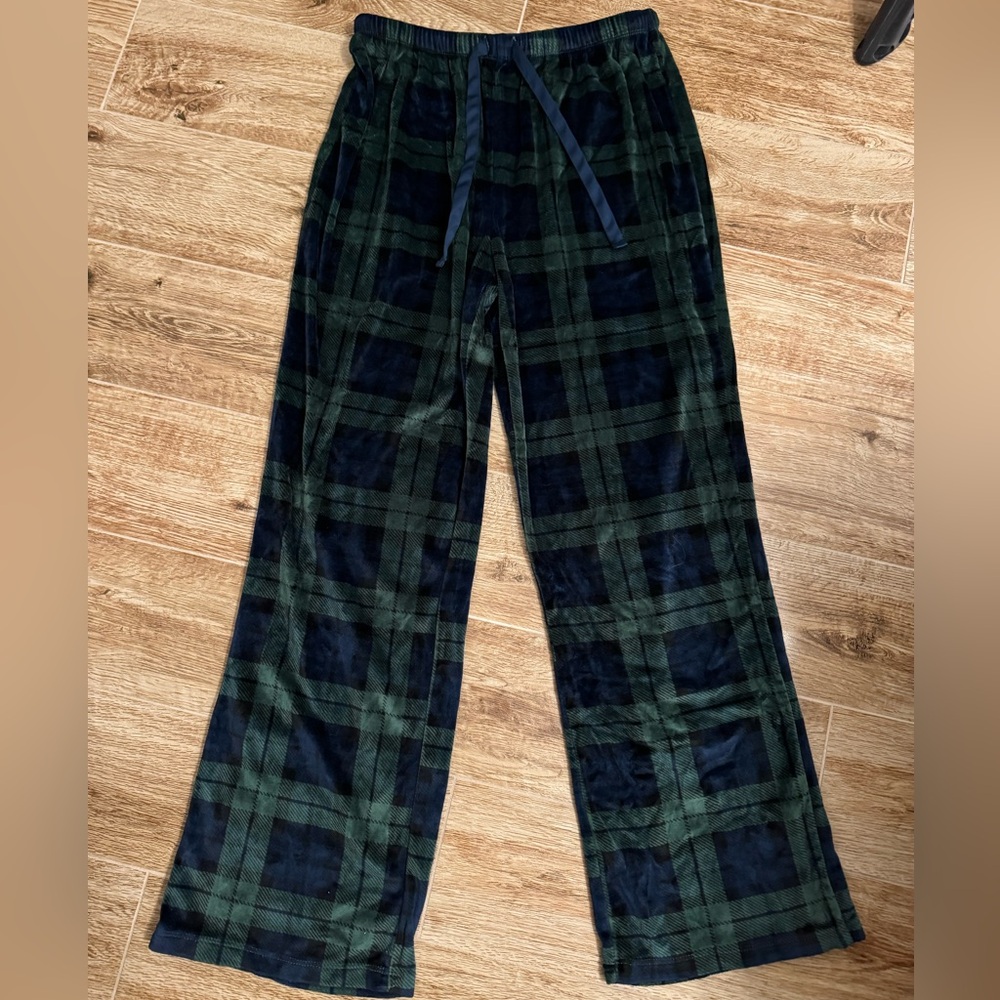 Stars Above Forest and Midnight Plaid Pants